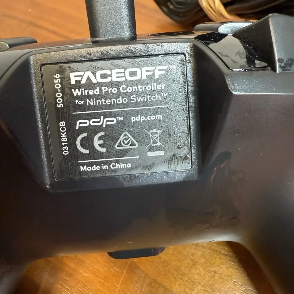 Rare PDP Faceoff WIRED Pro Nintendo Switch CONTROLLER YOSHI HTF